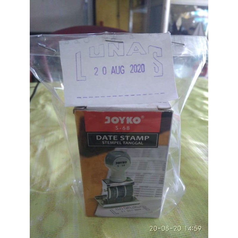 Jual Stempel Lunas Tanggal Shopee Indonesia