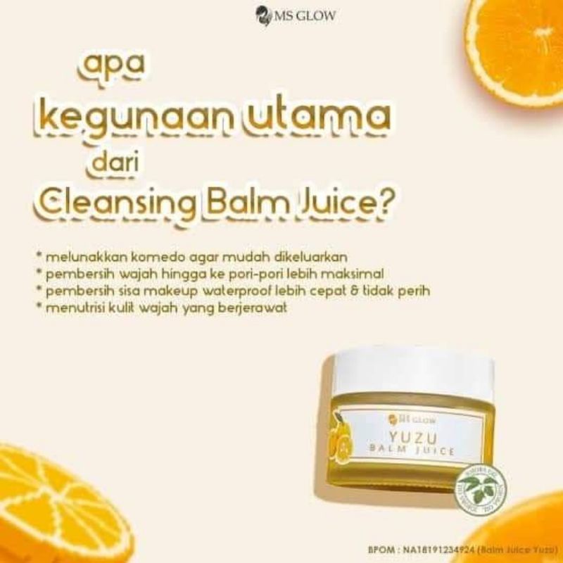 Jual MS GLOW ORIGINAL BALM JUICE YUZU Shopee Indonesia