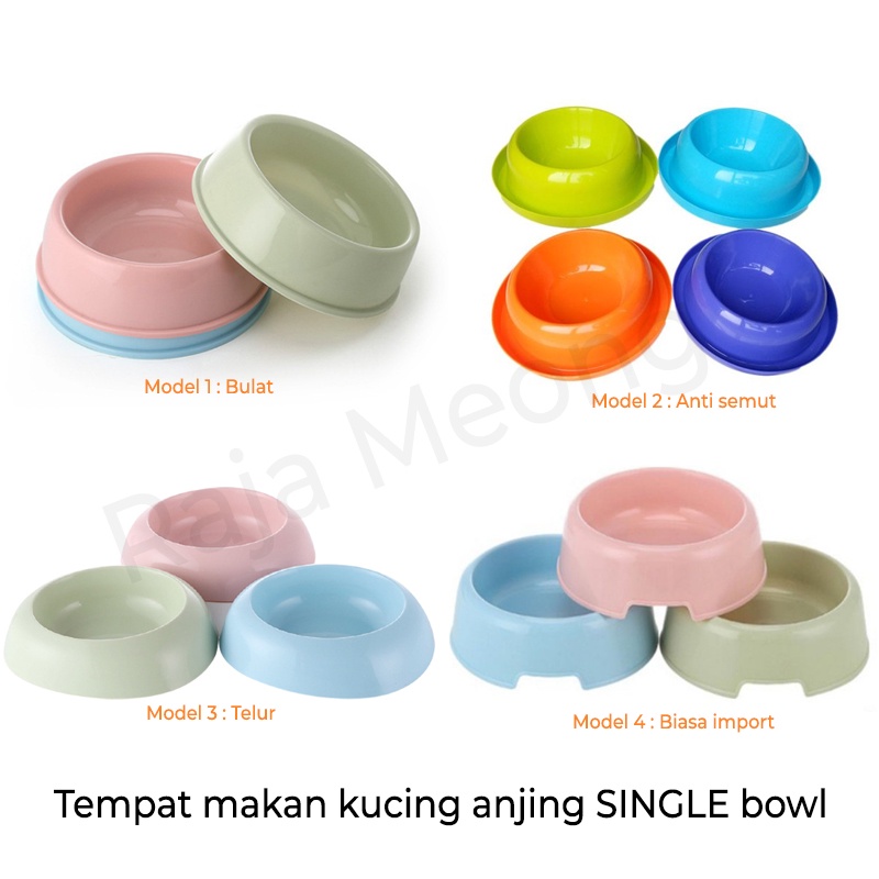 Jual Tempat Makan Kucing Anjing Anti Semut SINGLE Bowl Shopee Indonesia