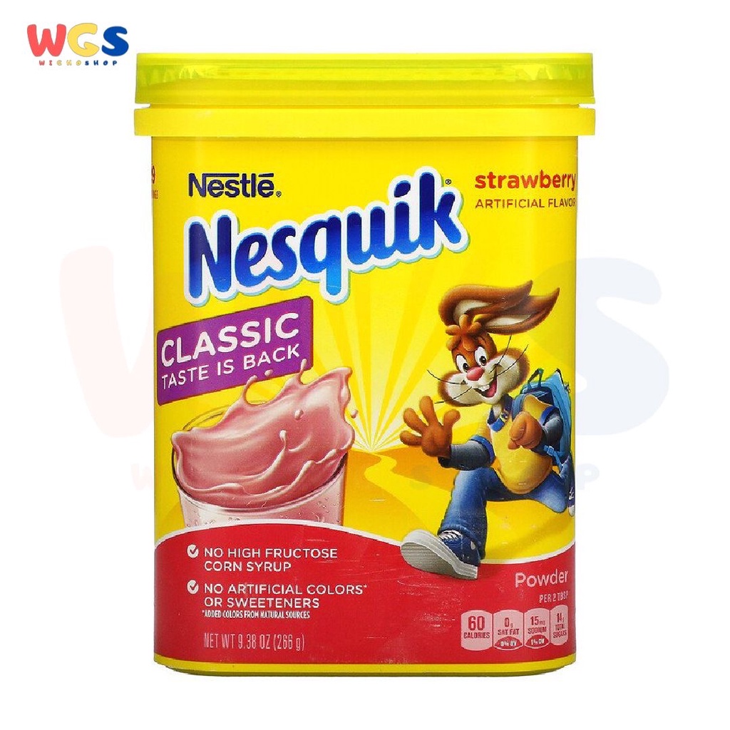 Jual Nestle Nesquik Classic Taste Strawberry Powder Drink Mix Oz