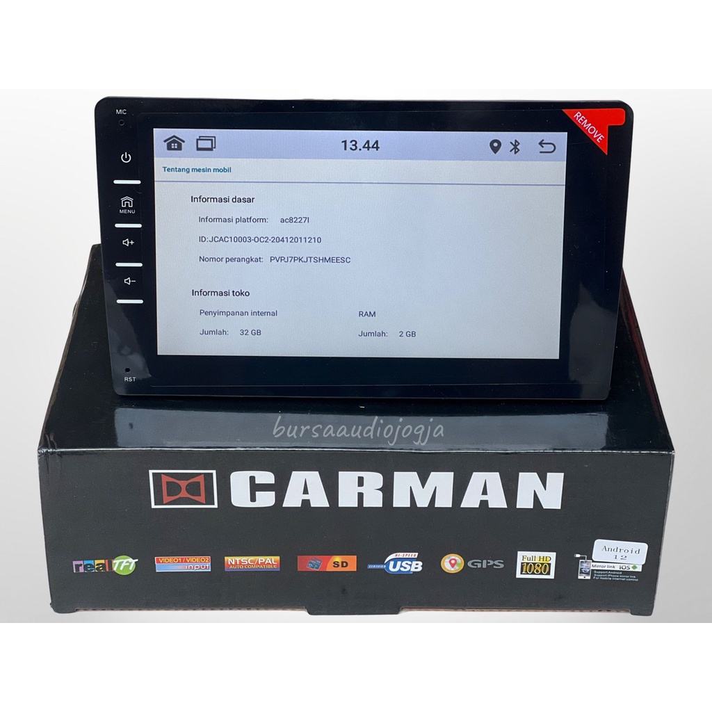 Jual Head Unit Double Din Android Inch Carman Tango Tv Mobil Android