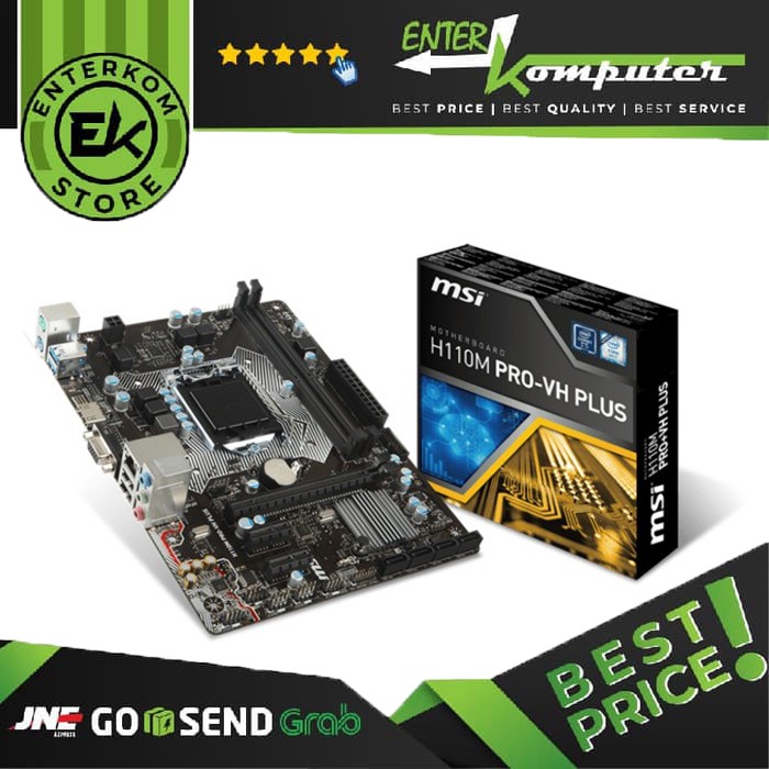 Jual Motherboard MSI H110M PRO VH PLUS LGA1151 H110 DDR4 By WPG