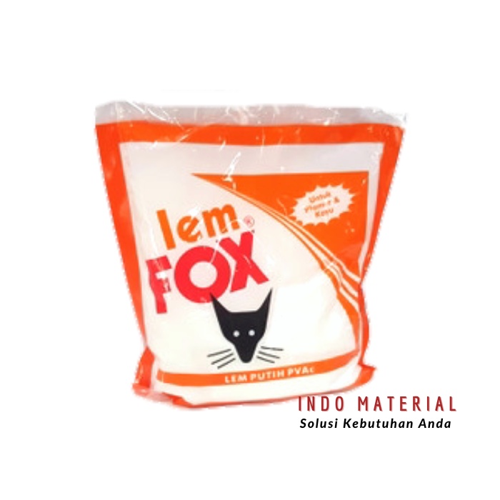 Jual Lem Fox PVAc Kantong Orange 400 Gr Lem Putih Campuran Plamir