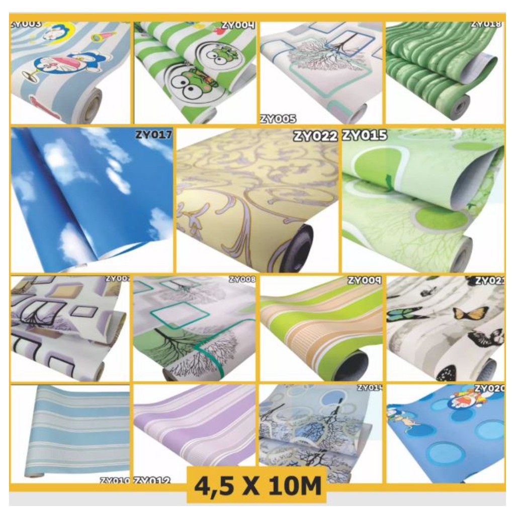 Jual Promo Wallpaper Dinding Ukuran Cm X Wallstiker Meter Motif Dan