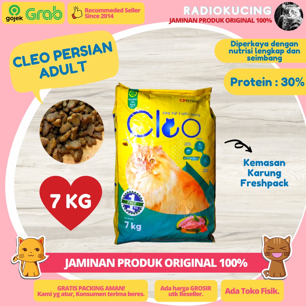 Jual Cleo Persian Kg Makanan Kucing Indonesia Shopee Indonesia