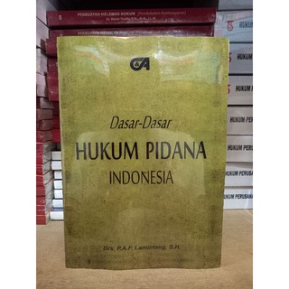 Jual Buku Dasar Dasar Hukum Pidana Di Indonesia Lamintang Citra Aditya