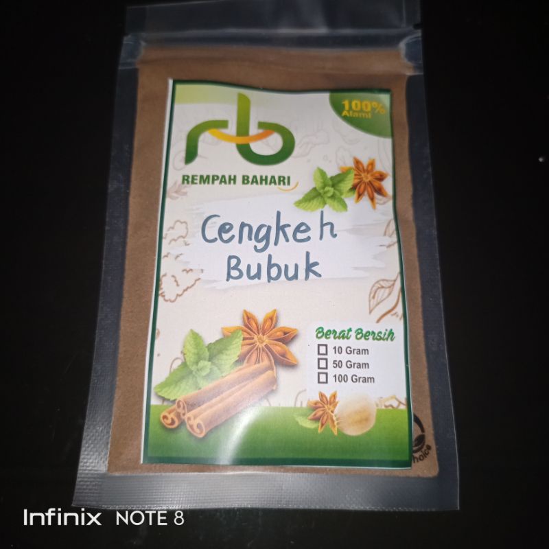 Jual Cengkeh Bubuk Rempah Herbal Bumbu Dapur Isi Gram Asli