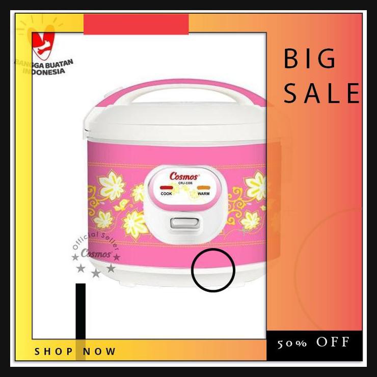 Jual Cosmos Rice Cooker Liter Crj Pink Shopee Indonesia