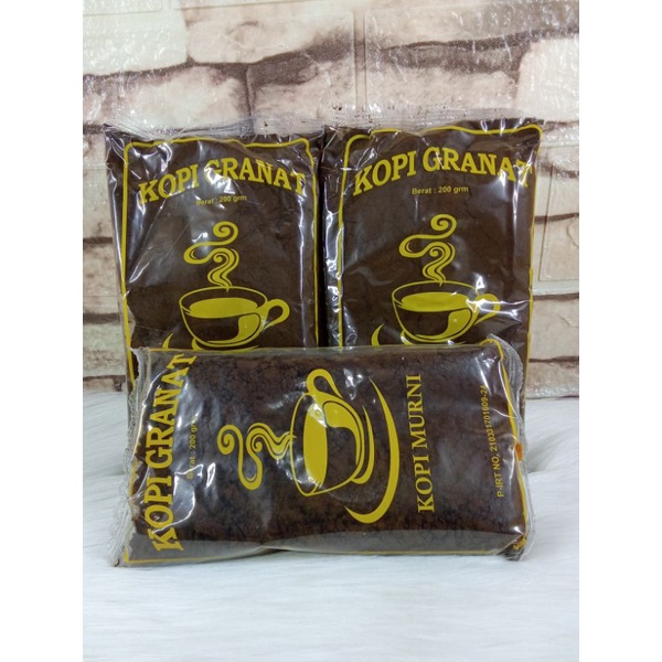 Jual Kopi Granat Kopi Lelet Granat Khas Sarang Rembang Shopee Indonesia