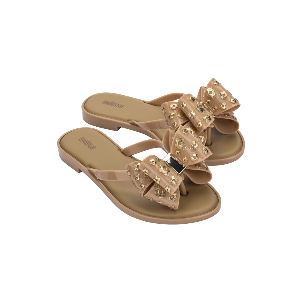 Jual Melissa Flip Flop Slim Iii Ad Beige Shopee Indonesia