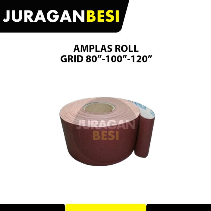 Jual AMPLAS AMPELAS METERAN GRID 80 100 120 HARGA PER ROL Shopee