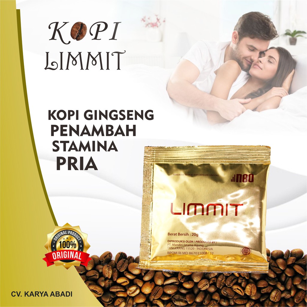 Jual Kualitas Terbaik Limmit Coffe Neo Kopi Limit Pembangkit Stamina