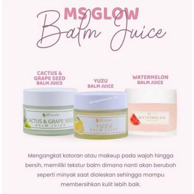 Jual Ms Glow Balm Juice Varian Indonesia Shopee Indonesia