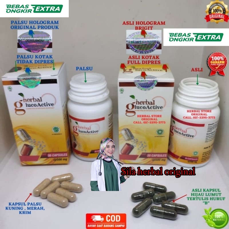 Jual Glucoactive Asli Original Obat Diabetes Hipertensi Darah Tinggi