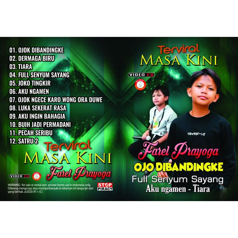 Jual KASET VCD DANGDUT KOPLO BEST FAREL PRAYOGA Ojo Dibandingke