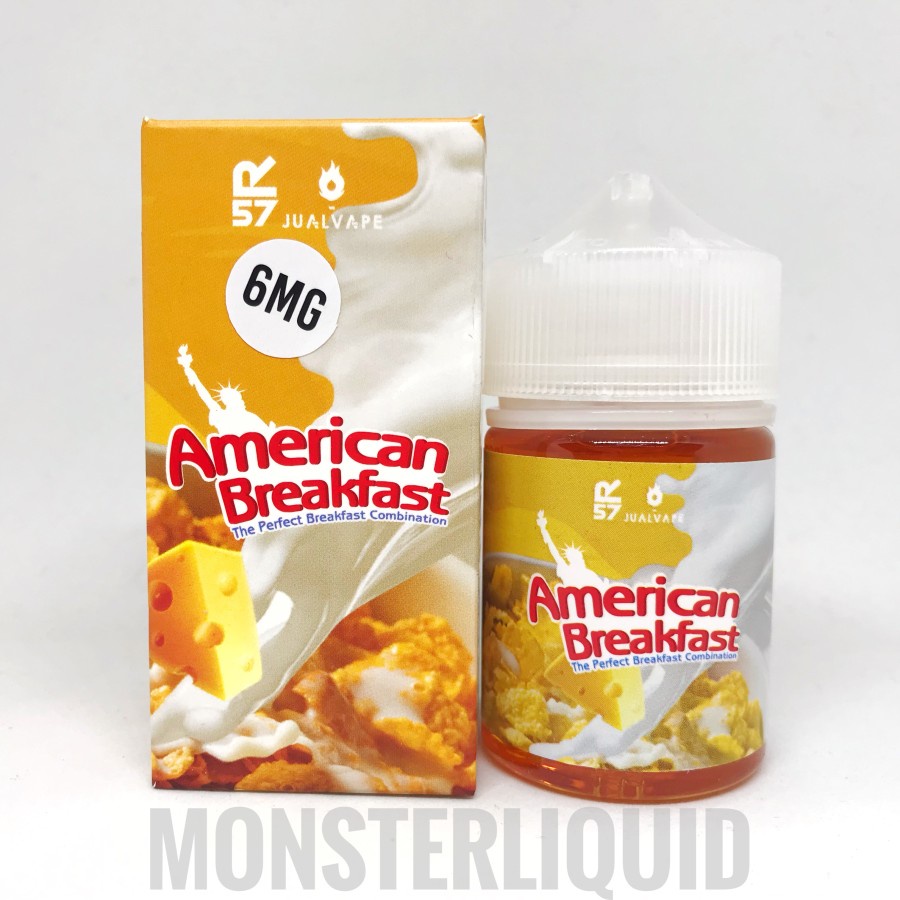 Jual AMERICAN BREAKFAST V4 OAT MILK CHEESE BY R57 X JVP 6MG 60ML AB