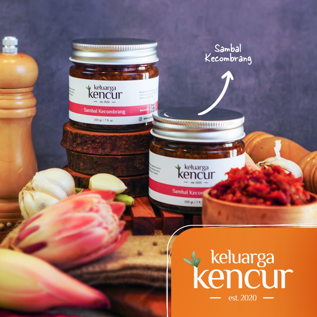 Jual Sambal Kecombrang Keluarga Kencur Kemasan Kaca 200gr Shopee