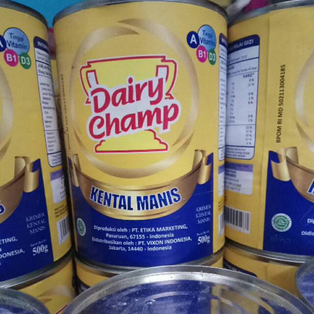 Jual Dairy Champ Susu Kental Manis G Shopee Indonesia