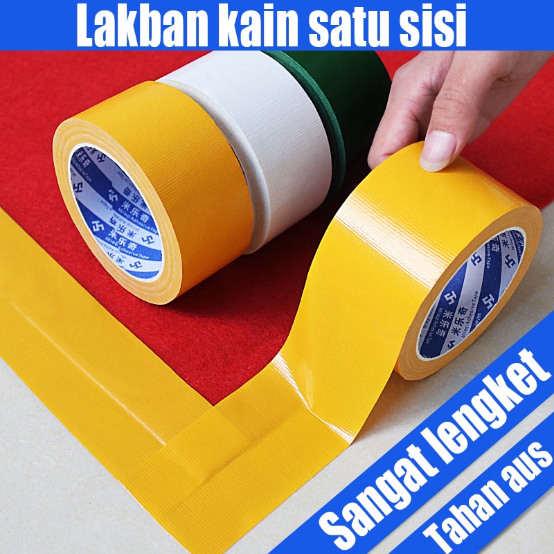 Jual Lakban Kain Hitam Cloth Tape Lakban Jilid Solasi Kain Lakban Kuat