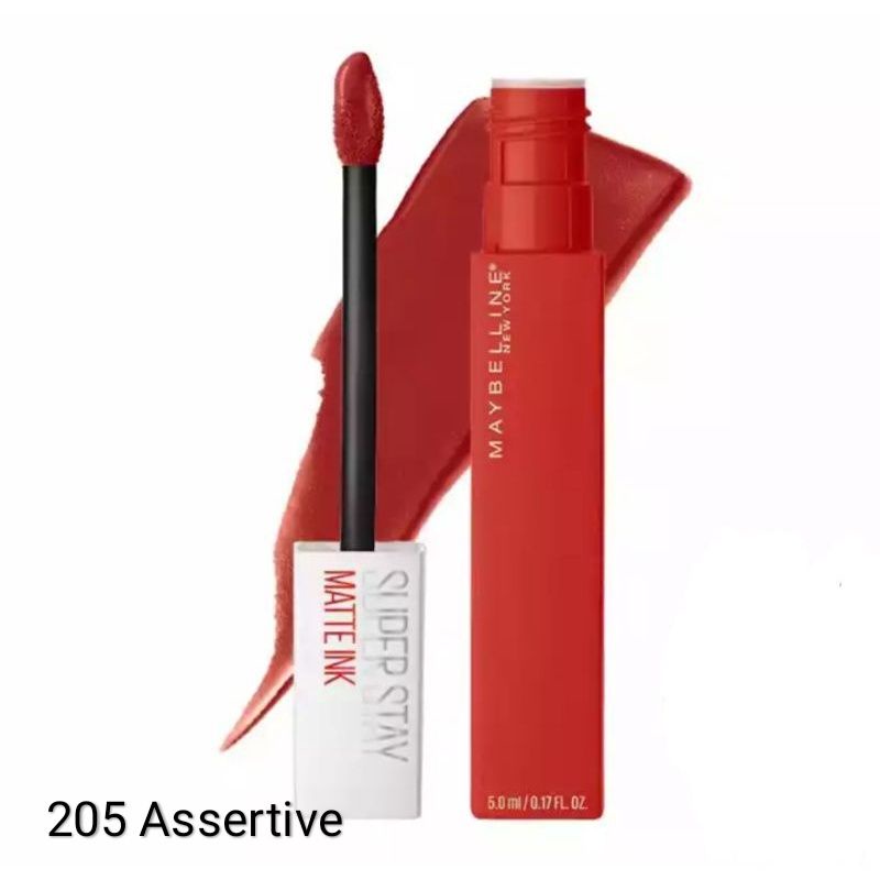 Jual Maybelline Superstay Matte Ink Liquid Lipstik 205 Assertive