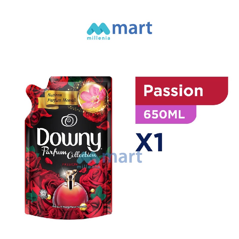 Jual Downy Pewangi Dan Pelembut Pakaian Konsentrat Passion Refill 650ml