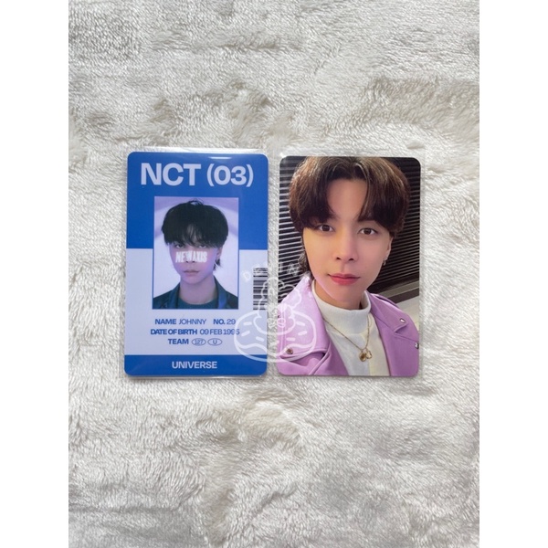 Jual Photocard Johnny Nct Universe Id Card Selca Pc Shopee Indonesia