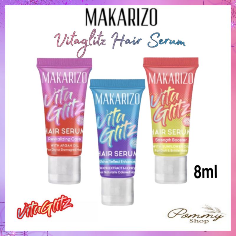 Jual Makarizo Vitaglitz Hair Serum Ml Strength Booster