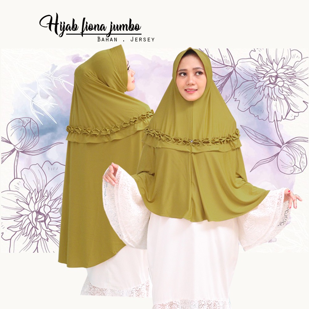 Jual Jilbab Jumbo Jersey Fiona Hijab Jumbo Jersey Kerudung Jersey