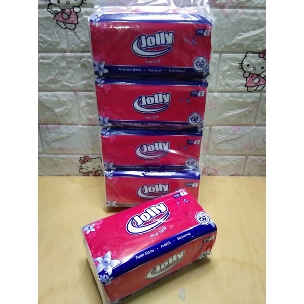 Jual Tisu Jolly Isi 250 Sheets 2 Ply Shopee Indonesia