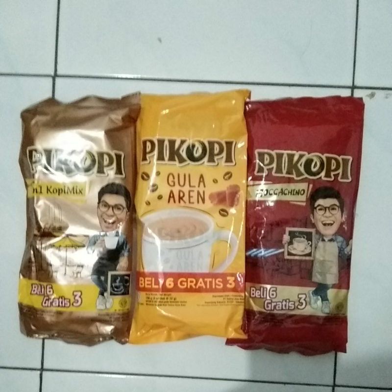 Jual Kopi Pikopi Kopi Mix Moccachino Gula Aren Isi 9sachet Shopee