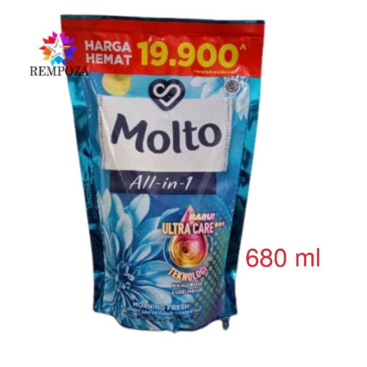 Jual Molto All In 1 Morning Fresh 680 Ml Shopee Indonesia