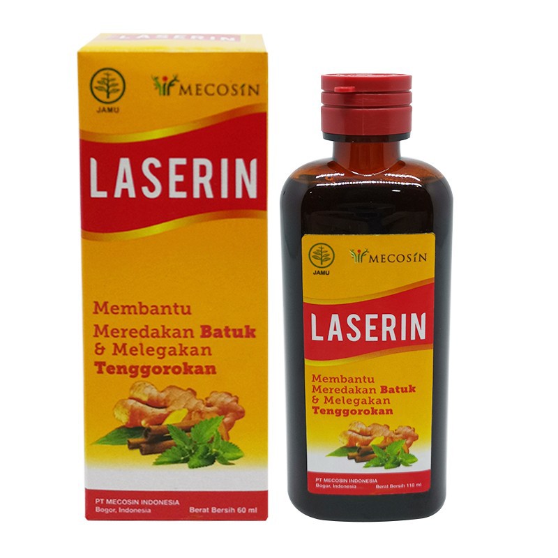 Jual Laserin Ml Obat Batuk Dan Sakit Tenggorokan Herbal Shopee