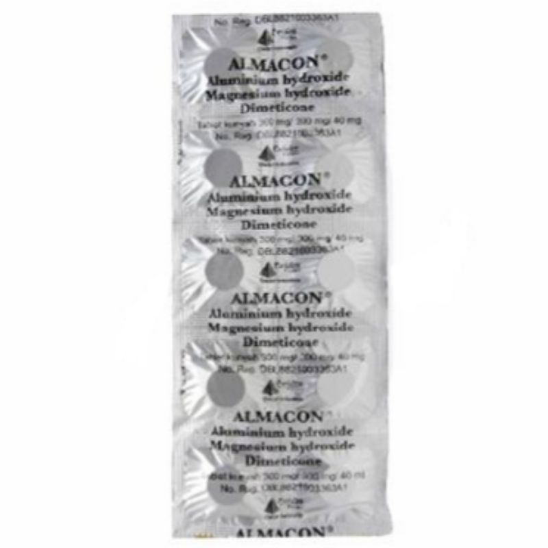 Jual Almacon Tablet Antasida Doen Tab Obat Sakit Maag 10 S 10 Strip