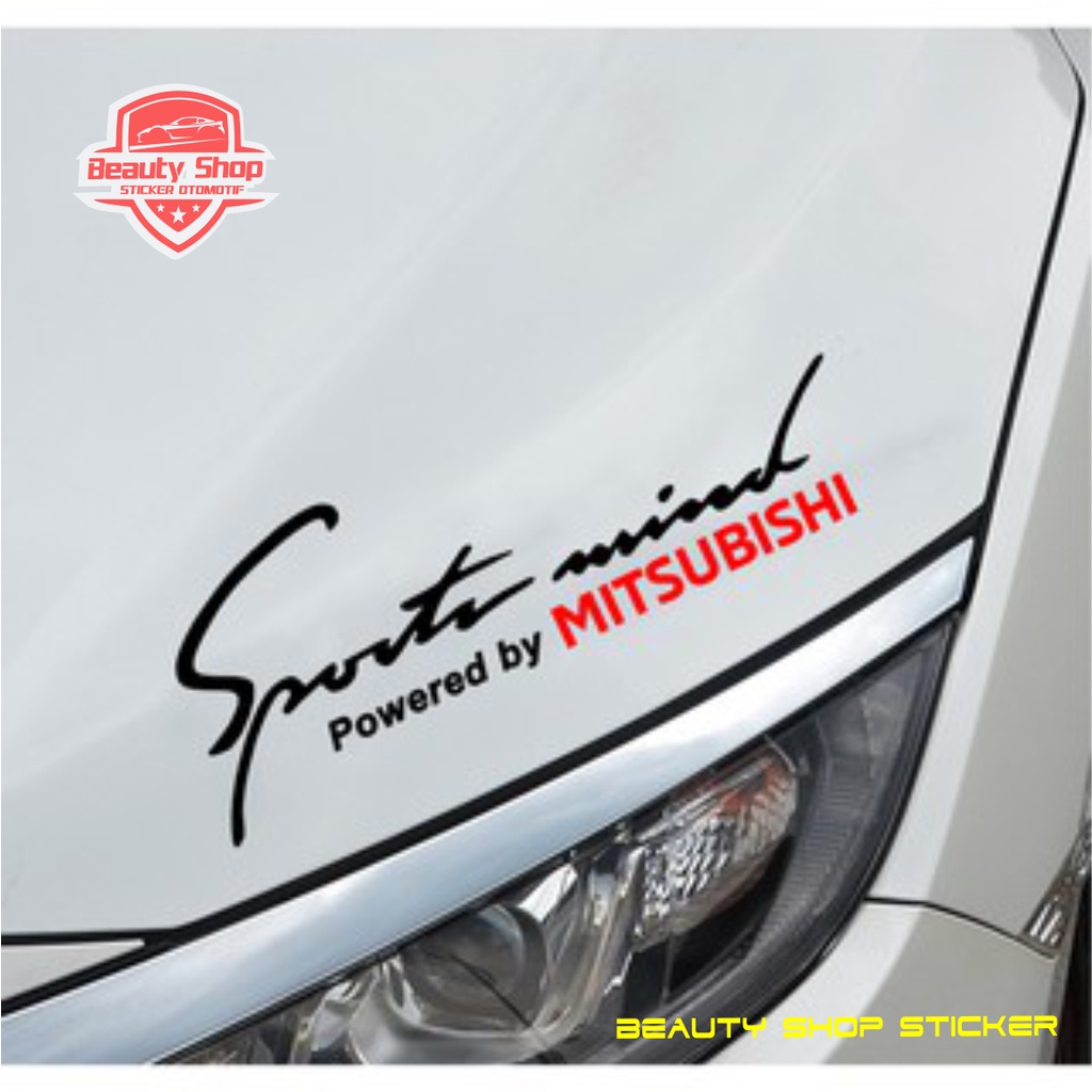 Jual Sticker Stiker Sportmind Mitsubishi Xpander Pajero Sport Outlander