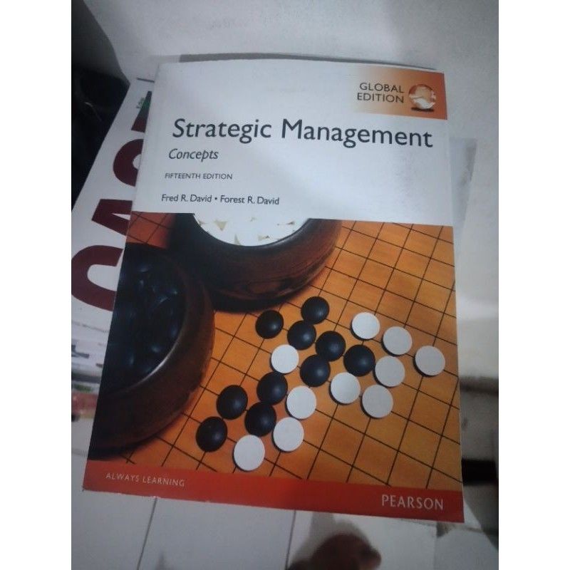 Jual Strategic Management Fifteenth Edition Fred R David Shopee Indonesia