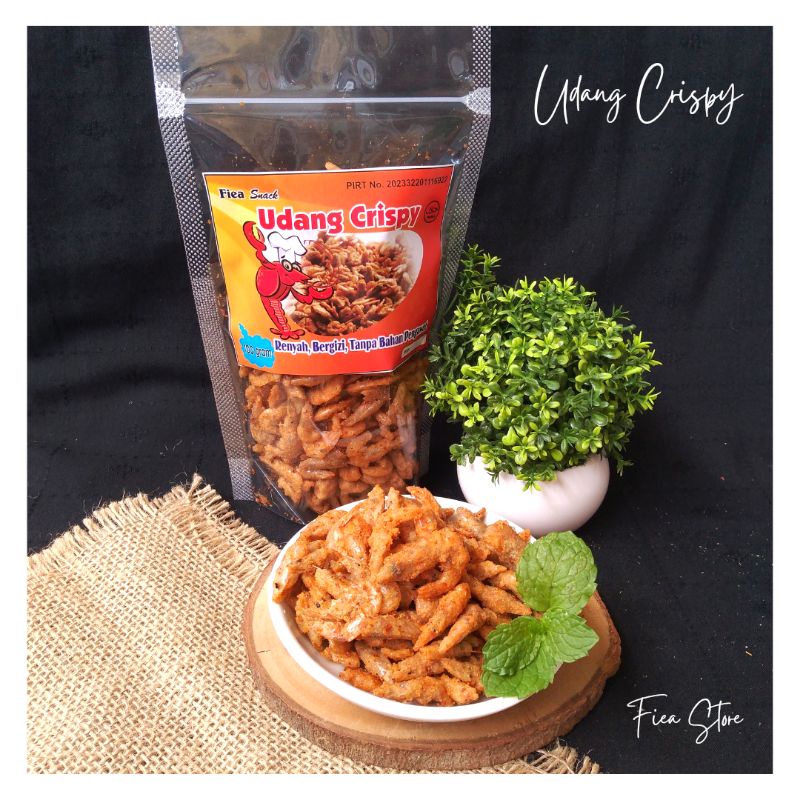 Jual UDANG CRISPY Udang Goreng Enak Keripik Udang 100 Gram Non