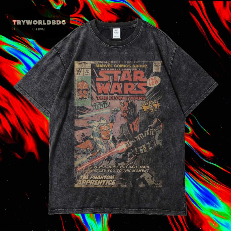 Jual KAOS OVERSIZED KAOS WASHED OVERSIZED T SHIRT KAOS STAR WARS