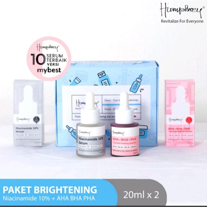 Jual Bpom Paket Humphrey Brightening Niacinamide Aha Bha Pha