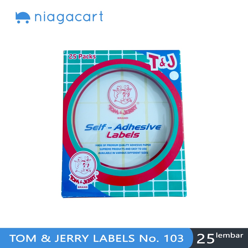 Jual Label T J Label Tj Label Tom Stiker Sticker Tom Self Adhesive