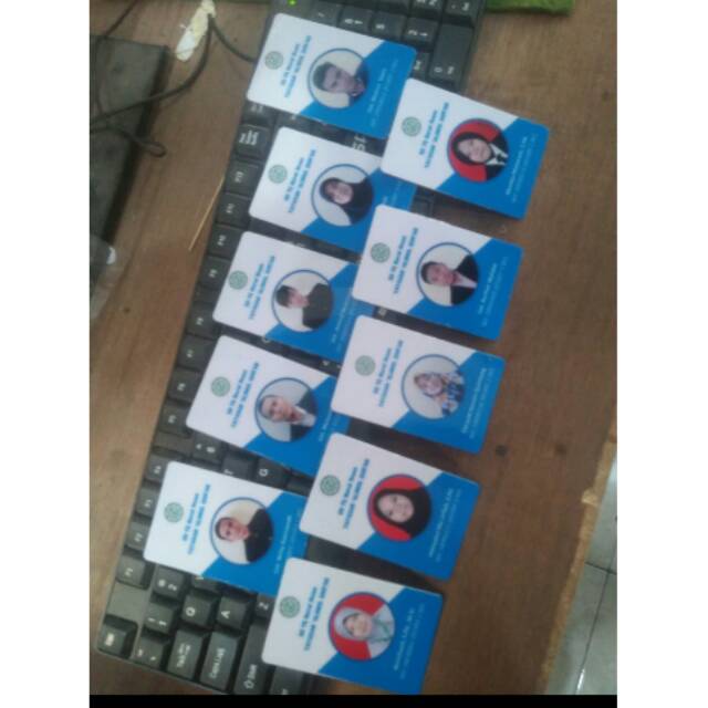 Jual Cetak 1 Set ID Card Kartu Anggota Member Pegawai Karyawan Pelajar