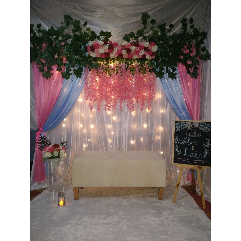 Jual Sewa Backdrop Dekor Tunangan Akad Dll Indonesia Shopee Indonesia