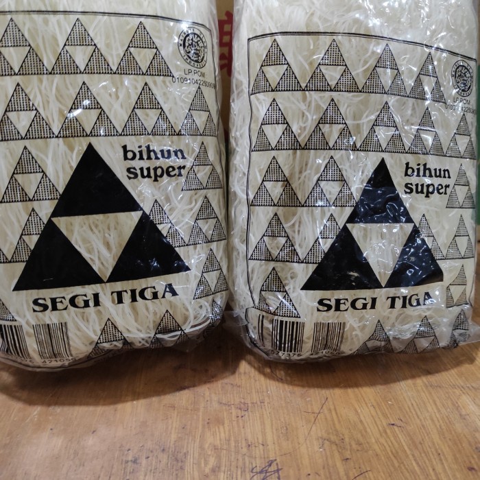 Jual BIHUN SUPER CAP SEGITIGA 200 GRAM BAHAN POKOK SEMBAKO BIHUN BERAS