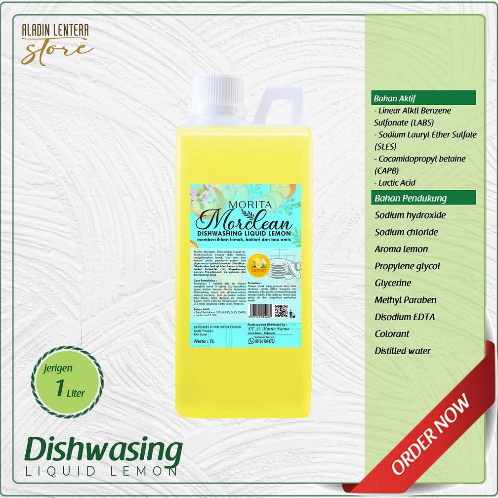 Jual Morclean Dishwashing Sabun Cuci Piring Liter Lemon Shopee