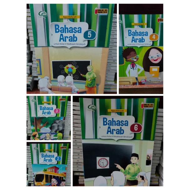 Jual Buku Paket Bahasa Arab Madrasah Ibtidaiyah SD Mi Kelas 23456 Aqila