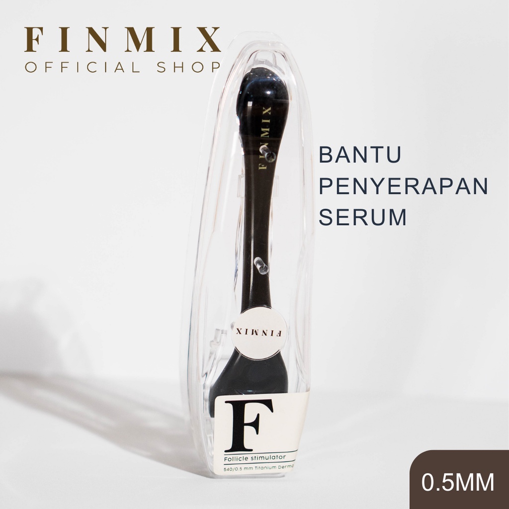 Jual Finmix Hair Follicle Stimulator Titanium Dermaroller Shopee