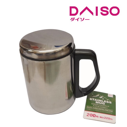 Jual Daiso Stainless Steel Mug Ml Shopee Indonesia