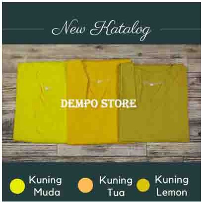 Jual Baju Ok Medis Warna Kuning Muda Kuning Tua Kuning Lemon Atau