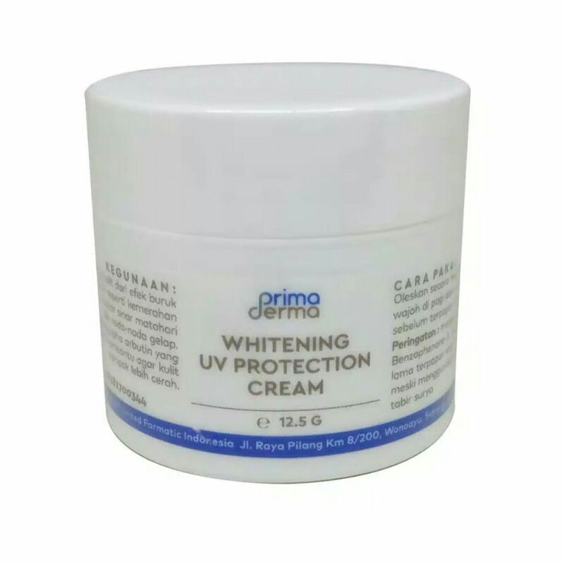 Jual Whitening Uv Protection Spf Prima Derma Warna Putih Kemasan