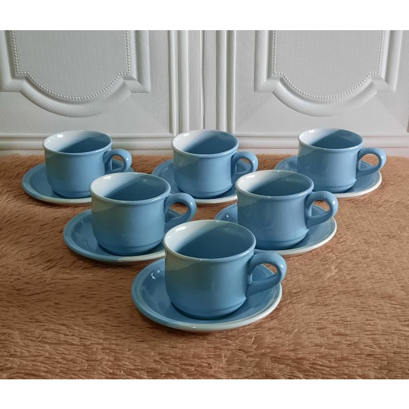 Jual CANGKIR KERAMIK KOPI TEH 6 SET SOUVENIR KADO Shopee Indonesia