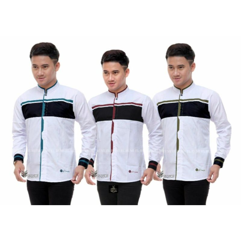 Jual Baju Koko Gus Azmi Baju Koko Transformer Original Produk El Rumi